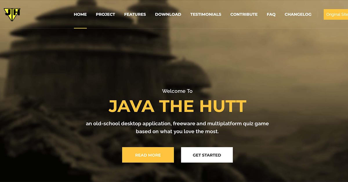 Java The Hutt | Unofficial Vintage Multiplatform Game